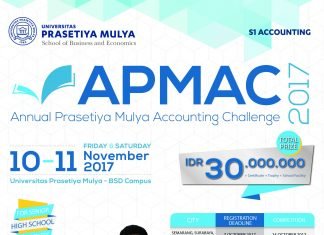 Tingkatkan Minat Anak Muda di Bidang Akuntansi, Universitas Prasetiya Mulya Gelar Kompetisi Akuntansi APMAC 2017 Akuntansi